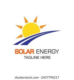Energy logo design simple concept Premium Vector