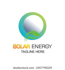 Diseño de logotipo de energía concepto simple Vector Premium