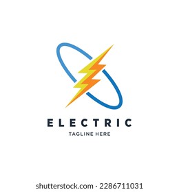 Energy logo design vector with creative modern idea