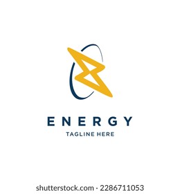 Energy logo design vector with creative modern idea