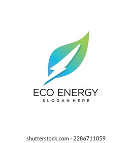 Energy logo design vector with creative modern idea