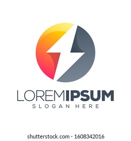 energy logo design vector illustration