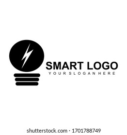 energy logo design vector lights