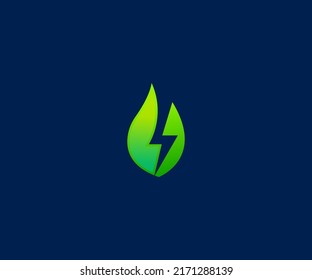 Design-Vektorgrafik-Vorlage für Energielogo