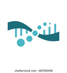 Energy logo, genetics logo design concept template