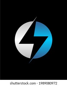 Diseño vectorial del logotipo de energía para la empresa.