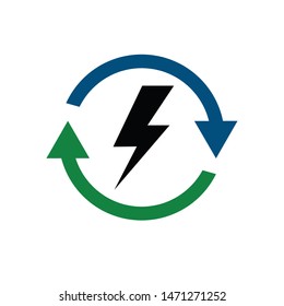 energy logo on white background