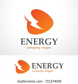 Energy Logo Template Design Vector, Emblem, Design Concept, Creative Symbol, Icon