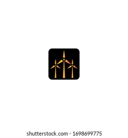 Diseño de iconos vectoriales de la plantilla de logotipo de energía
