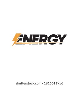 Energy logotype logo vector design
