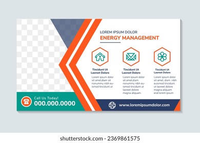 energy management  horizontal banners. Blue futuristic science presentation collection. Modern banner design for medicine, internet network, artificial intelligence, big data. High techno media cover.