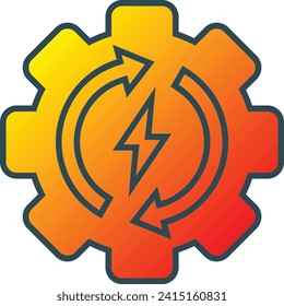Energy Management vector icon. Can be used for printing, mobile and web applications.