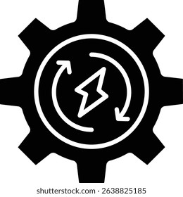 Energy Management vector icon. Can be used for printing, mobile and web applications.