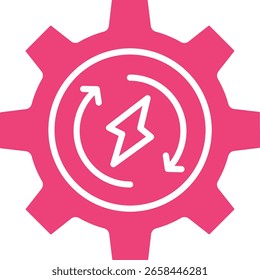 Ícone de vetor de Gerenciamento de Energia. Pode ser usado para impressão, aplicativos móveis e da Web.