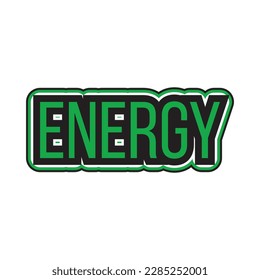 Energy motivational and inspirational lettering text typography t shirt design on white background