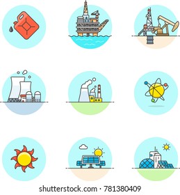 Energy- Multicolor Icon Set