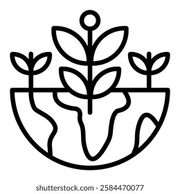 Energy and Natural Resources Icon Symbol Element For Design
