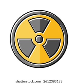 energy nuclear color icon vector. energy nuclear sign. isolated symbol illustration