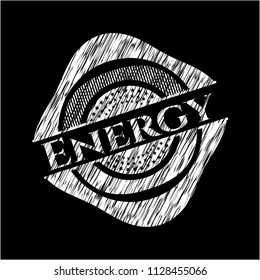 Energy on blackboard