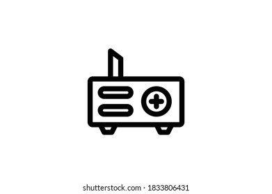 Energy Outline Icon - Generator Set