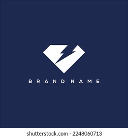 Vector del logotipo abstracto de la perla de energía