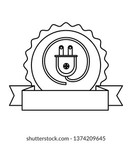 energy plug ecology icon