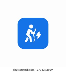 energy plug icon sign vector