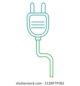 energy plug isolated icon
