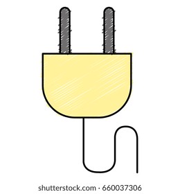 energy plug isolated icon