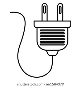 energy plug isolated icon