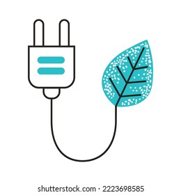 energy plug sustainable stuff icon