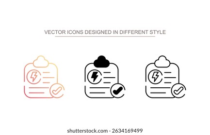 Energy Policy icon design with white background stock illustration