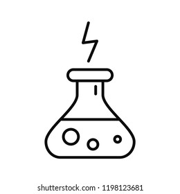 Energy potion icon. Outline illustration of energy potion vector icon for web design isolated on white background