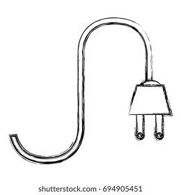 energy power cable isolated icon