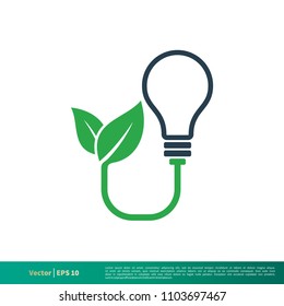 Energy Power Icon Vector Logo Template