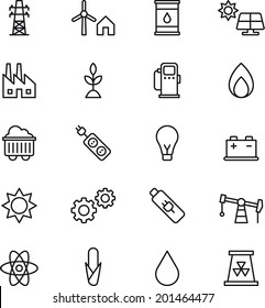 Energy & Power icons