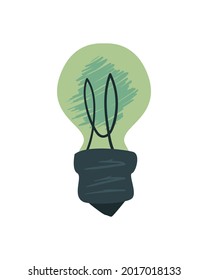 Energy and power light bulb