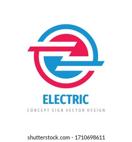 Design des Energiemarkt-Logos Elektrisches Blitzkonzept-Zeichen. Vektorillustration. Netzwerkkommunikationssymbol. Branchensymbol. 