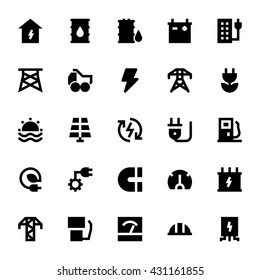 Energy and Power Vector Icons 2