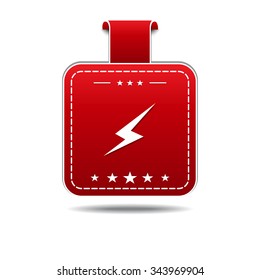Energy Red Vector Icon Design