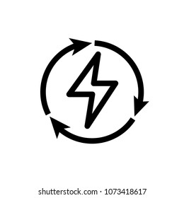 energy renewable icon vector template