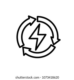 energy renewable icon vector template