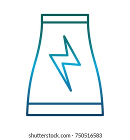 energy renewable tower icon 