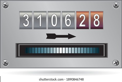 energy resistance vector, ammeter, amperage, analog, appliance, control, resistance, voltmeter icon