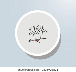 energy and resources industry icon vector design