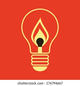 Energy resources is not limitless. Poster design. Vector.