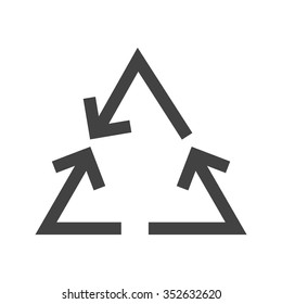 Energy, round,recycle icon vector image. Can also be used for arrows. Suitable for mobile apps, web apps and print media.