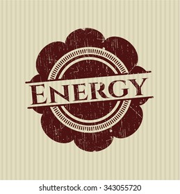 Energy rubber grunge seal