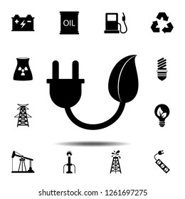 energy save icon. Simple glyph vector element of energy icons set for UI and UX, website or mobile application