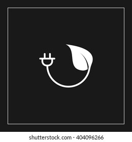energy save icon. energy save vector illustration